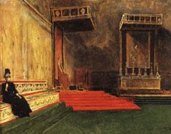 Leon Bonnat Interior of the Sistine Chapel Germany oil painting art